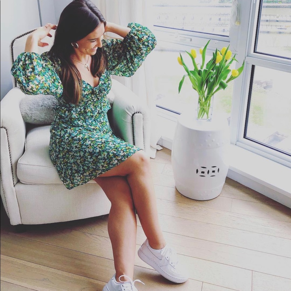 Lulu Floral Long Sleeve Mini Dress